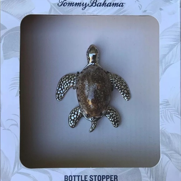 TOMMY BAHAMA BOTTLE STOPPER TURTLE SEA SHELL NEW SILICONE - Picture 3 of 4